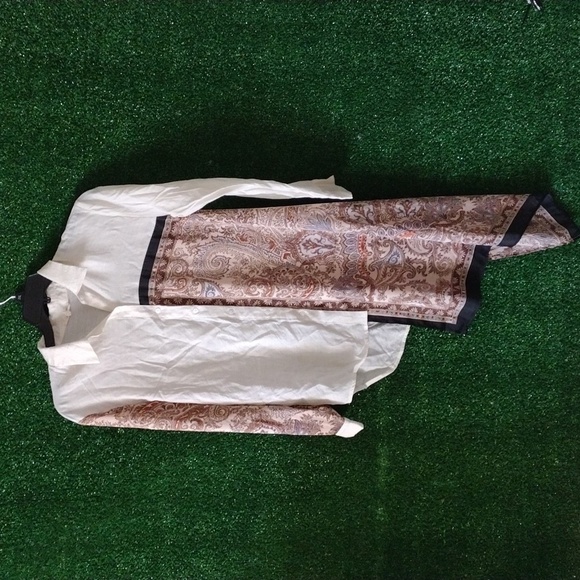 Mystree long sleeve cream like a bandana sheer - Picture 3 of 5